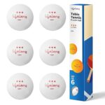 Lifelong Table Tennis Balls | 40mm 3 Star ABS Plastic | Professional Ping Pong Balls for Kids and Adults